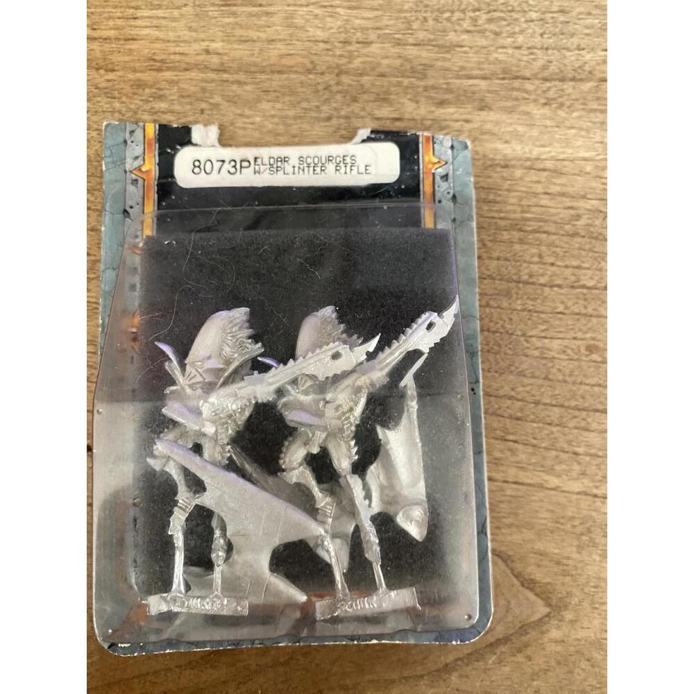 Vintage Warhammer 40K 8073P Dark Eldar Scourges Splinter Rifle Sealed Packaging